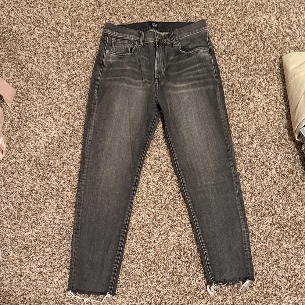 GAP Women's Charcoal Straight Leg Jeans